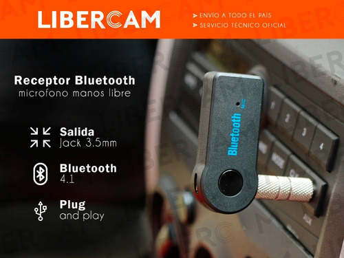 Imagen 3 de 10 de Receptor Bluetooth Usb Auto Microfono Manos Libres Estereo
