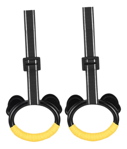 2 Piezas Anillos De Gimnasia Anillos Correa Y Anillas De 1m.
