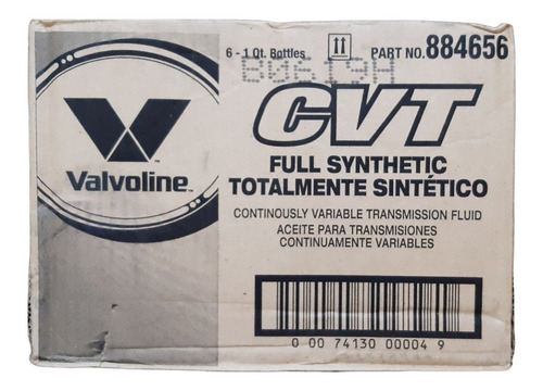 Imagen 3 de 3 de Aceite Cvt Para Transmisión Sintético Valvoline