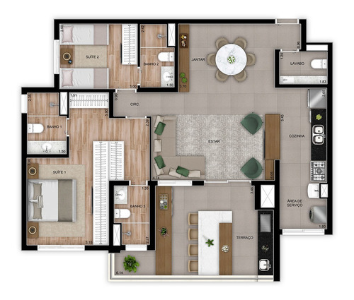 Imagem 26 de 30 de Apartamento À Venda No Bairro Vila Gilda - Santo André/sp - O-11128-20658