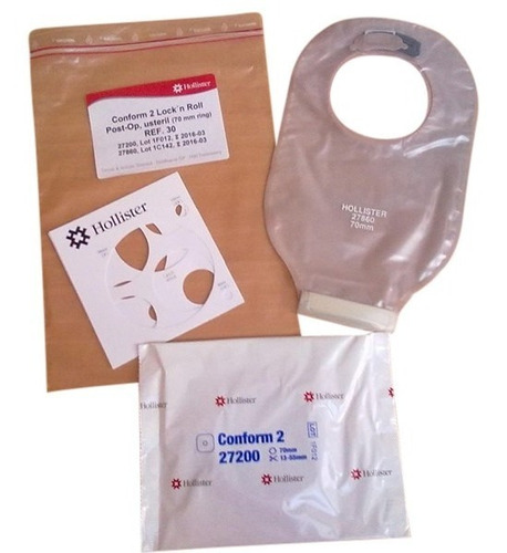 Pack Colostomia Hollister (5 Bolsas Y 10 Bases) De 70mm