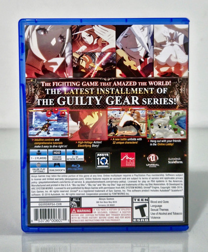 Guilty Gear Xrd Revelator Ps4 (Usado)