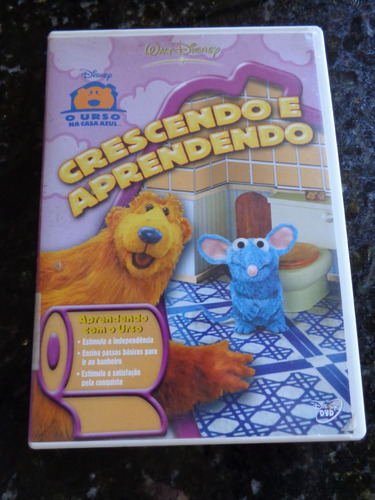 Imagem 1 de 1 de Dvd O Urso Na Casa Azul - Crescendo E Aprendendo