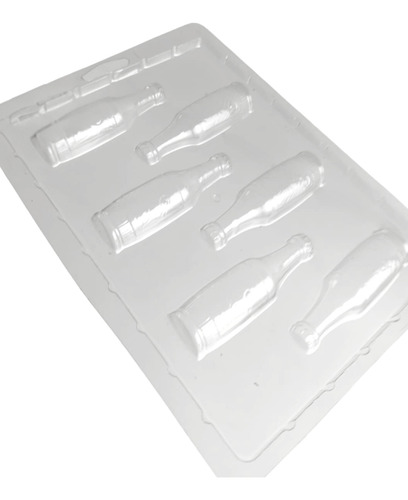 10 Forma Simples Bombom Garrafinha Decorativo Licor Molde