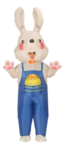 Disfraz Inflable De Conejo Con Dibujos Animados De Conejo Para Pascua