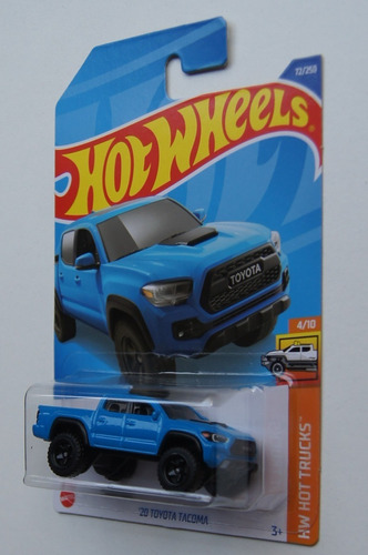 Hot Wheels 72/2022 2020 Toyota Tacoma blue HW Hot Trucks short card 72/250