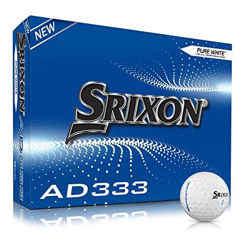 Pelotas De Golf Ad333, Hombres, Blancas, 12 Pelotas