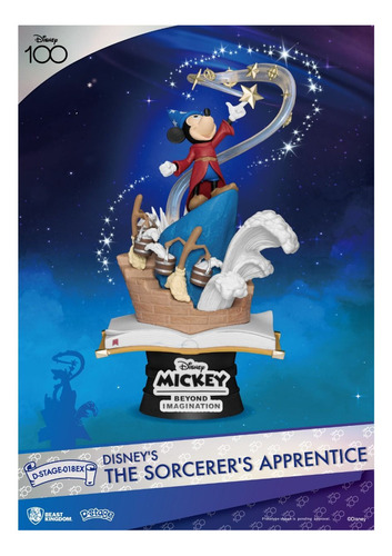 DS018ex Beast Kingdom exclusivo de Disney Sorcerer's Apprentice