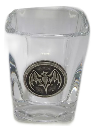 Vaso Corto Shot Bacardi Original Sello Metálico 6cms