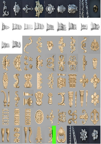Archivos Stl Relieve 3d Cnc Router Ornamentos 1000 Modelos