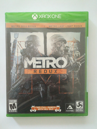 Metro Redux Xbox One 100% Nuevo, Original Y Sellado