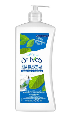 Crema Corporal St Ives Piel Renovada Colageno 350 Ml