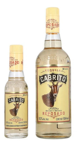Tequila Cabrito Reposado 950ml + Botella De 250ml