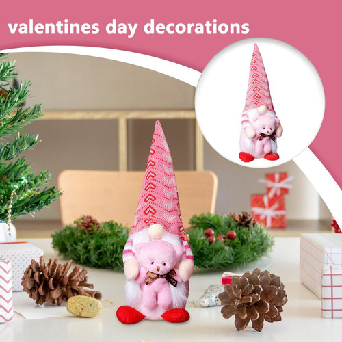 Decoración De Gnomos De San Valentín Gnomos De Felpa Para El
