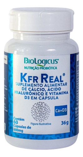 Kefir Real Cálcio E D3 60 Cápsulas Sabor Natural