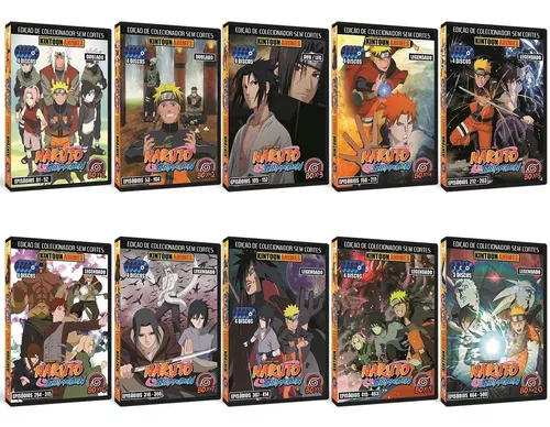 Naruto Shippuden Série Completa em DVD + Todos Filmes + Ovas