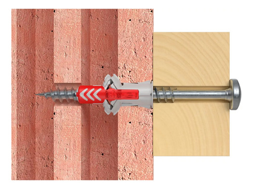 Tarugo Taco Fischer Duo Power +tornillos +mechas Kit 50 U