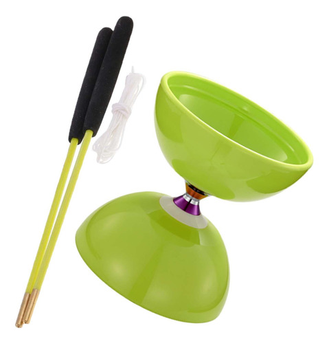 Diabolo Toy Juguete Clásico Para Trucos De Malabares Verde