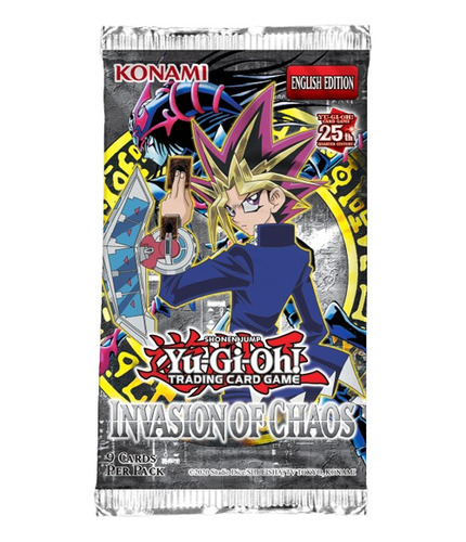 Yu Gi Oh Tcg Booster Invasion Of Chaos Ingles Sobres M4e 