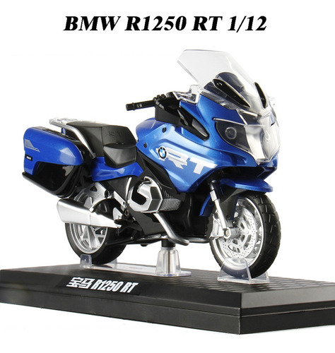 Moto Metal Miniatura Bmw R1250rt Con Luces Y Sonido 1/12