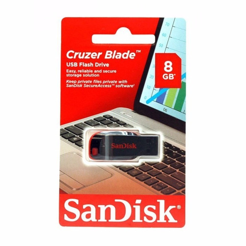 Pendrive 8gb Sandisk Usb 2.0 Blister Cerrado - La Plata