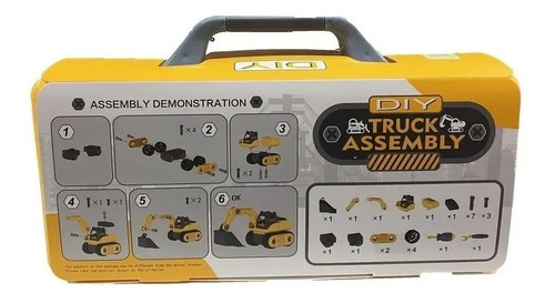 Imagen 5 de 6 de Hermoso Juguete De Ensamble Para Armar Camion Excavadora Y +