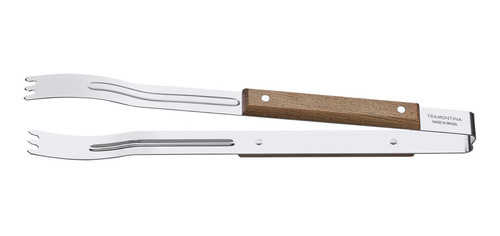 Pinza 37 Cms Para Carnes Y Asados Inox Y Madera Tramontina