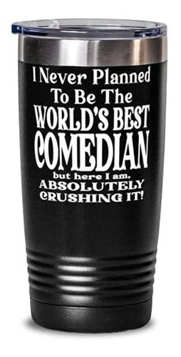 Arma Y Armadura - Vaso Negro De 20 Oz Para Comediante: Nunca