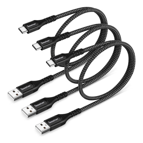 Cable Usb Tipo C Corto  Paquete De 3 Cargadores Usbc De...