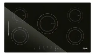 Cooktop de Indução Cinco Bocas EOS 90cm Preto 9500W ECI05EP