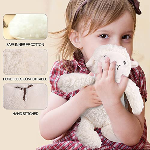 Peluche De Cordero Lotfancy, Peluche De Cordero De 12 Pulgad