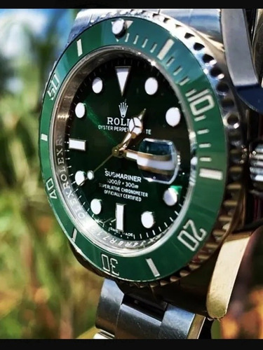 Relogio De Luxo Verde