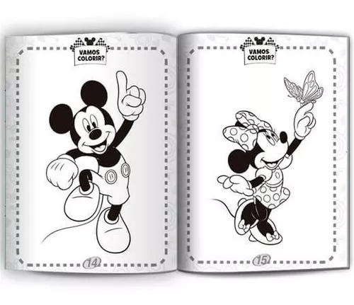 Disney Princesas Prancheta para Colorir com 1.500 Adesivos