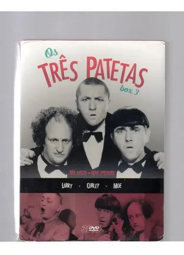 Box Dvd Os Três Patetas - Box 3 | MercadoLivre