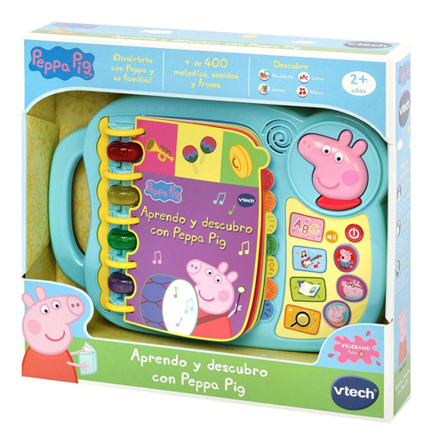 Libro Interactivo Aprendo Y Descubro Con Peppa Pig.