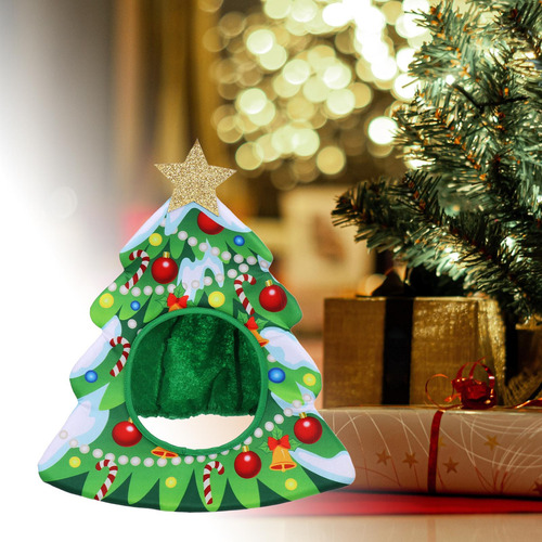 Santa Sombrero Tela No Tejida Props Decoración 44cmx38cm