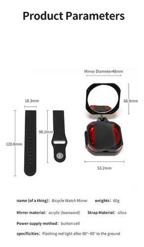 Brazalete Para Espejo Retrovisor Para Bicicleta