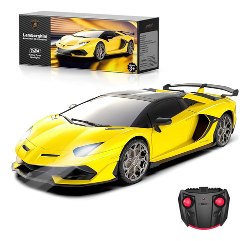 Vehículo De Juguete A Control Remoto Aero Quest Dhtrc10503 Shantou P&c Toys Co.,ltd. 1:24 Amarillo
