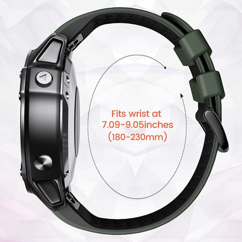 Para Garmin Fenix 8x Fenix 7x Correa Deportiva De