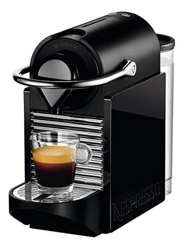 Cafeteira Nespresso Krups Pixie Clips C60 automática black para cápsulas monodose 110V