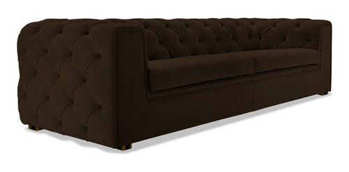 Sofa Madeline  Suede Chocolate Muebles Salas Sillones Piezas