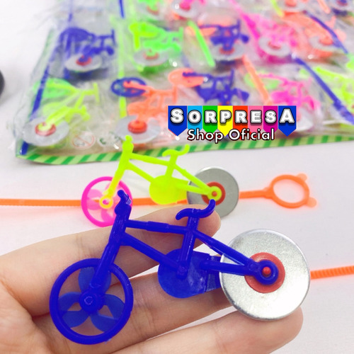 20 Lanzadores Bicicletas Juguete Piñata Bolo Fiesta Cumple