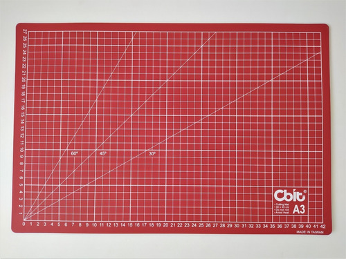 Base De Corte A3 Cutting Mat A3 Rojo Tabla De Corte A3
