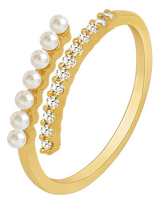 Personalidad De Moda Pearl Senior Sense Ring