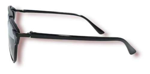 Imagen 4 de 7 de Lentes De Sol Butterfly Semi Polarized Negro Uv 400