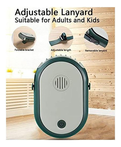 Ventilador De Cuello Colgante De Ruinuokai Portátil Personal