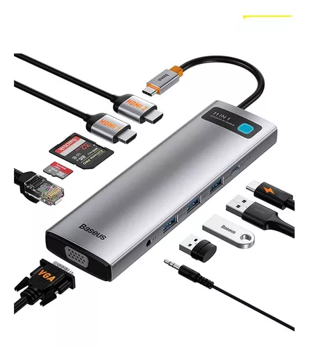 Adaptador Hub Vako Usb C Hdmi Para Macbook Air 15 A2941 M2