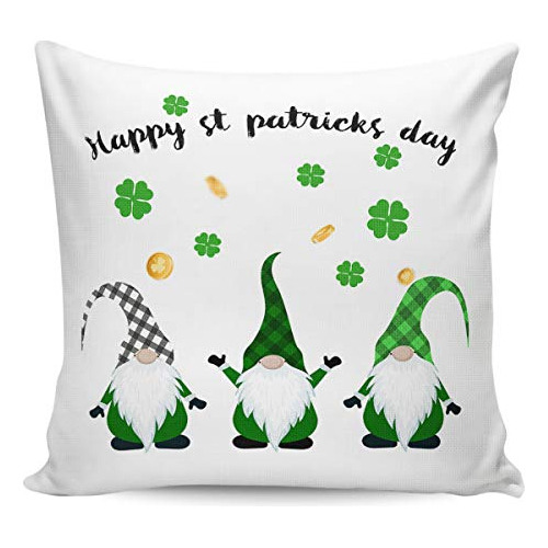 Dia Fundas De Almohada Decorativa Tiro St Patrick Feliz...