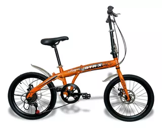 Bicicleta Pliage Fat City Dobrável Aro 20 Freios A Disco 7v