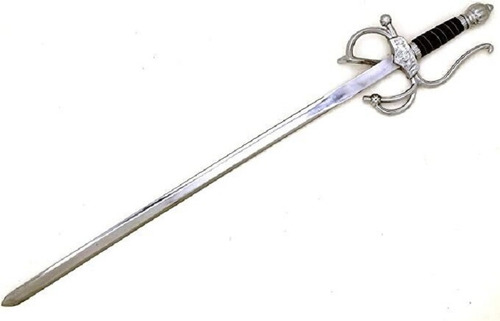 Rapier Español De Esgrima Con Funda Rigida De Metal